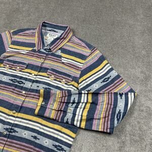 ARIAT REAL Billie Jean Shirt Womens Medium Aztec Southwestern Sawtooth Cowgirl